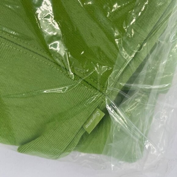 Supreme HQ Hooded Sweatshirt Lime FW 19 New in Package Medium - Picture 5 of 6